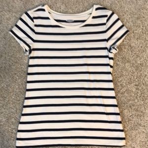 Blue and white striped Old Navy shirt